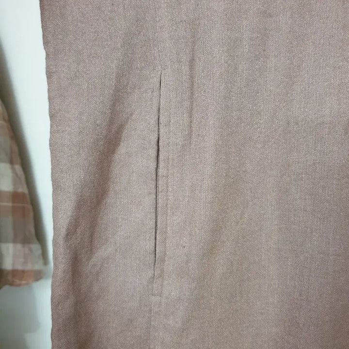 [BUNJANG] isae Linen Blend Long Blouse / isae 이새 입체꼬임장식 디테일 리넨혼방 롱 블라우스 / 롱 셔츠