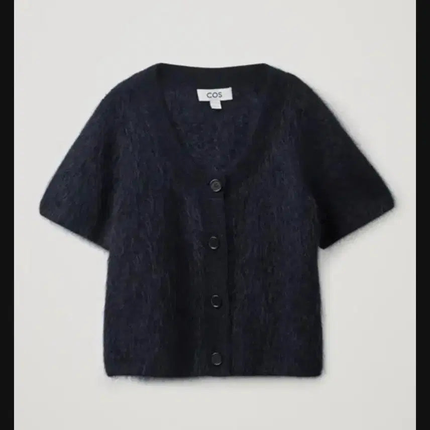 [BUNJANG] COS Mohair Short Sleeve Cardigan / COS 코스 모헤어 반팔 가디건