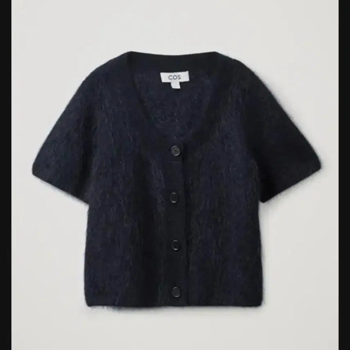 [BUNJANG] COS Mohair Short Sleeve Cardigan / COS 코스 모헤어 반팔 가디건