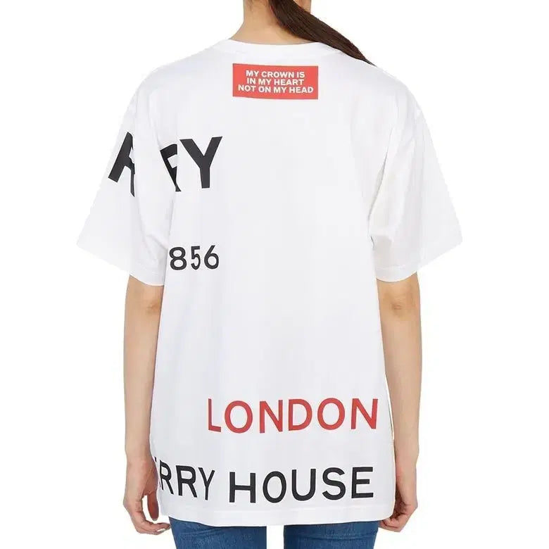 [BUNJANG] Burberry Horseferry Oversized Short-Sleeve T-Shirt / 버버리(BURBERRY)호스페리 오버사이즈 반팔티셔츠
