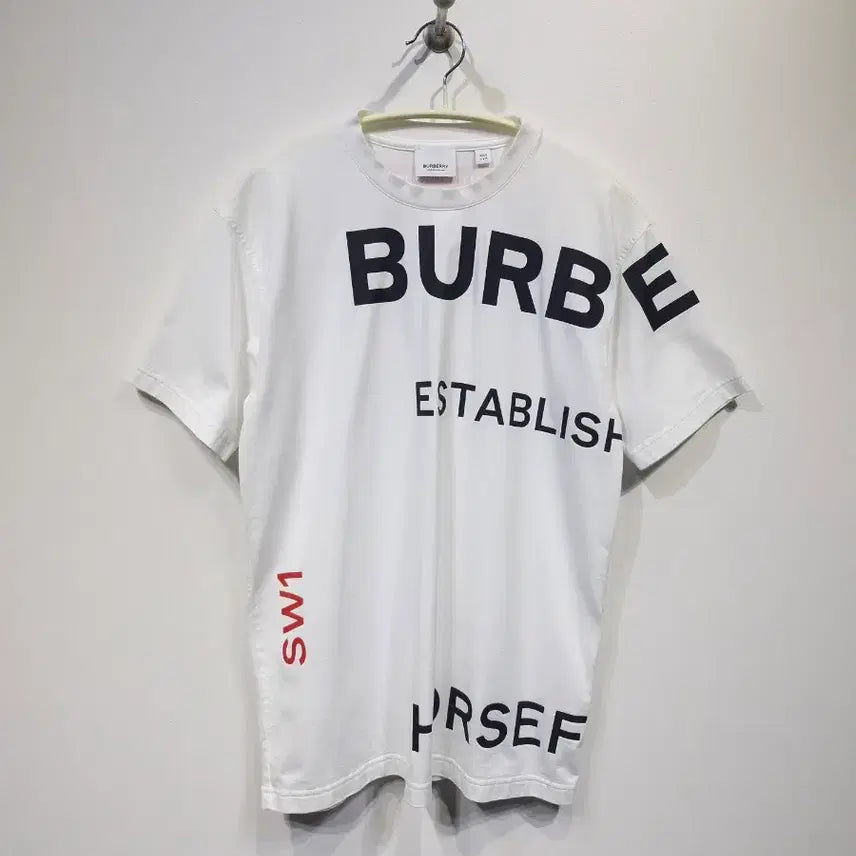 [BUNJANG] Burberry Horseferry Oversized Short-Sleeve T-Shirt / 버버리(BURBERRY)호스페리 오버사이즈 반팔티셔츠
