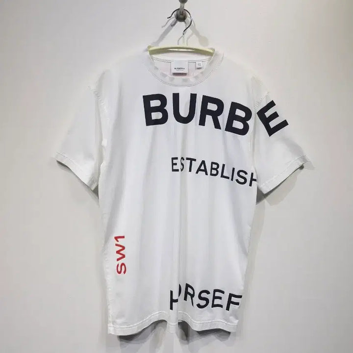 [BUNJANG] Burberry Horseferry Oversized Short-Sleeve T-Shirt / 버버리(BURBERRY)호스페리 오버사이즈 반팔티셔츠