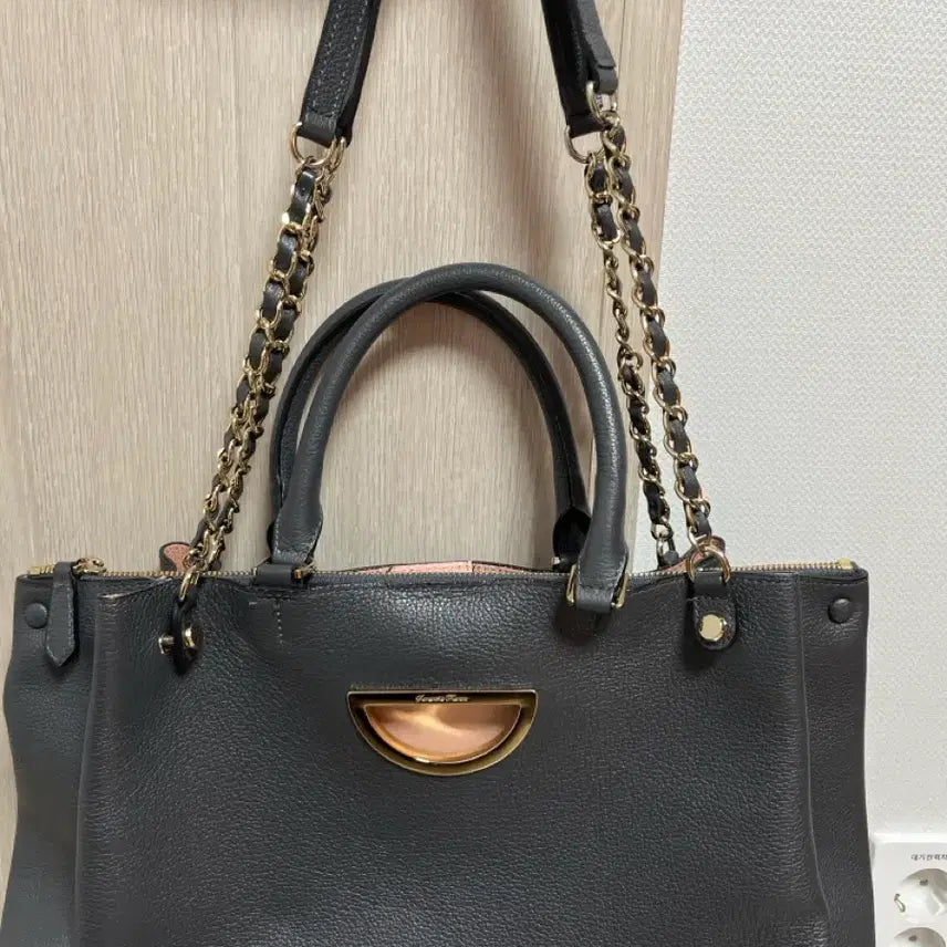 [BUNJANG] Samantha Thavasa Leather Shoulder Bag / Samantha Thavasa 가방