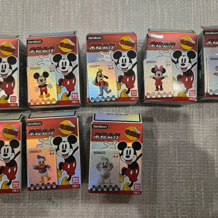 [SOLD OUT] 미키와 친구들 쌀알 피규어 일괄