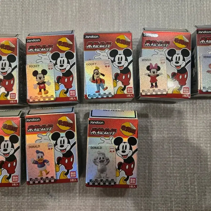 [SOLD OUT] 미키와 친구들 쌀알 피규어 일괄