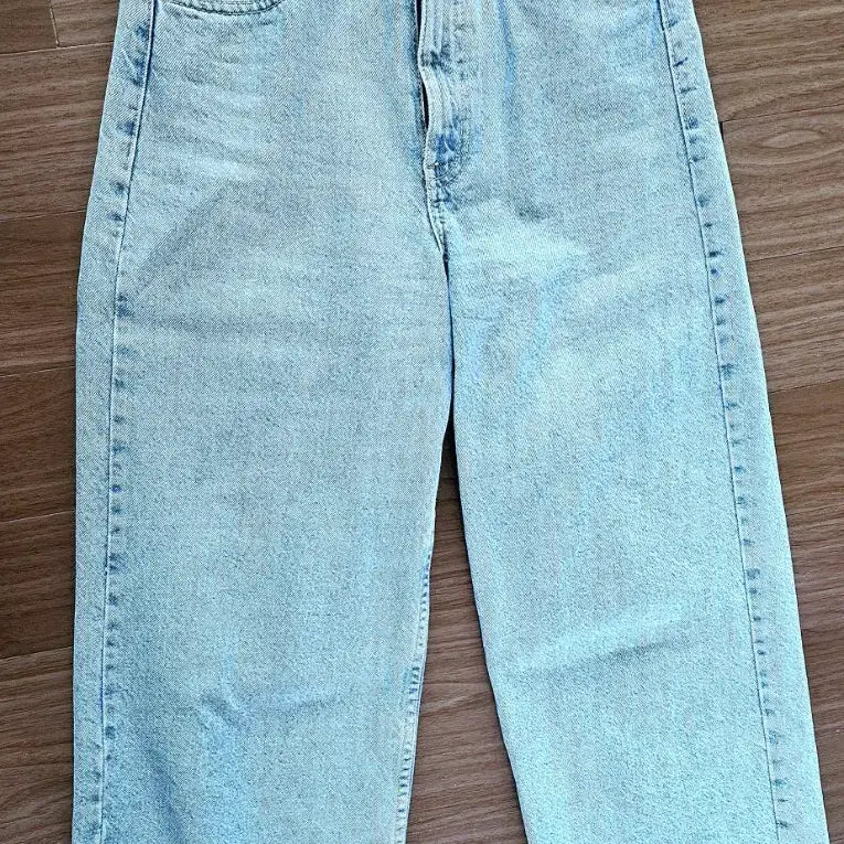 [BUNJANG] ZARA Wide Denim Pants / 택포) ZARA 자라 와이드 데님 팬츠 EUR 34