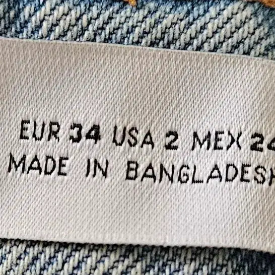 [BUNJANG] ZARA Wide Denim Pants / 택포) ZARA 자라 와이드 데님 팬츠 EUR 34