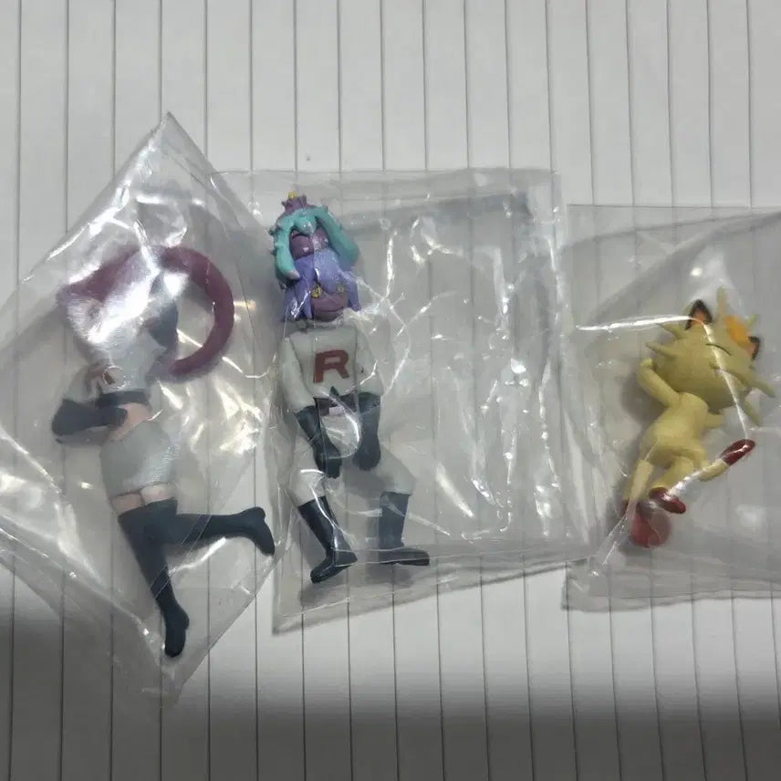 [SOLD OUT] 포켓몬스터 로켓단 푸티토 2 로이 로사 냐옹 피규어 가챠 포켓몬