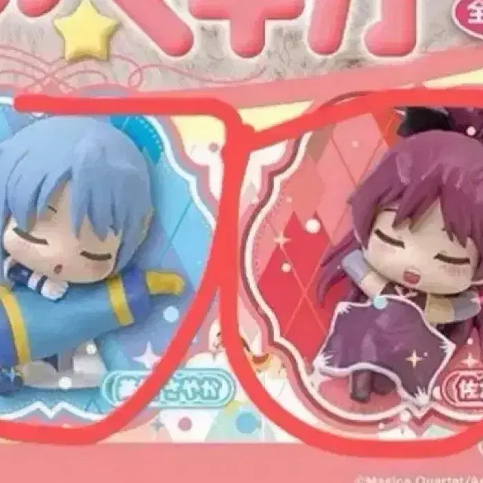 [BUNJANG] Madoka Magica Onemutan Gacha Figure Bundle Set / (일괄)마마마 오네무탄 가챠 피규어 사야카&amp;쿄코 일괄
