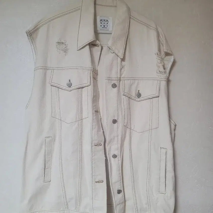 [BUNJANG] Denim Vest Top / 데님 베스트 조끼