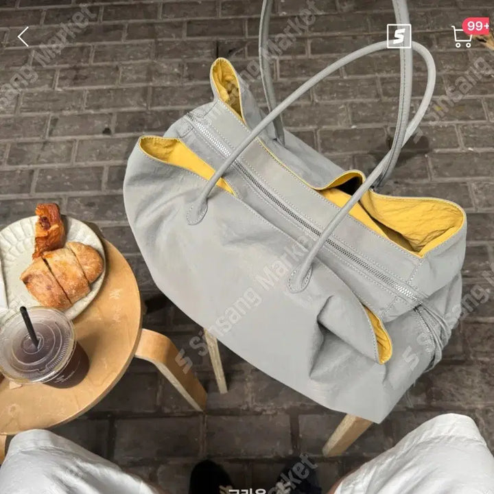 [BUNJANG] Shoulder Tote Bag (New) / 숄더 토트백 폴리 가방(새상품)