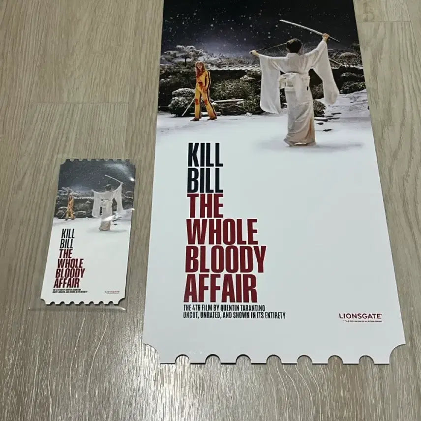 [SOLD OUT] 킬 빌 메가박스 오티 + 만우절 오티 오리지널 티켓 2종