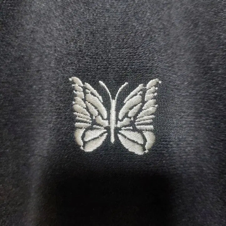 [BUNJANG] Needles Track Jacket Poly Smooth Black White [XL] / 니들스 트랙 자켓 폴리 스무스 블랙 화이트 별주 [XL]
