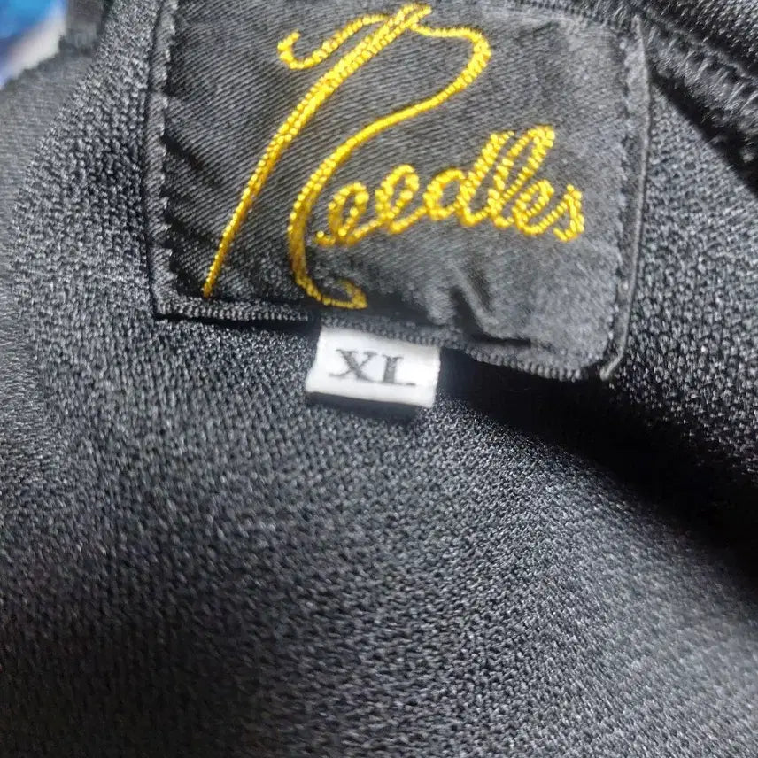 [BUNJANG] Needles Track Jacket Poly Smooth Black White [XL] / 니들스 트랙 자켓 폴리 스무스 블랙 화이트 별주 [XL]