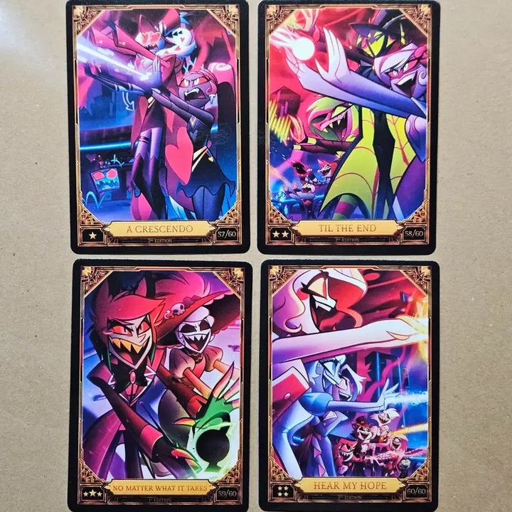[BUNJANG] Hazbin Hotel Hear My Hope Full Set Trading Cards / 해즈빈 호텔 트레카 Hear my hope 풀세트 논포일