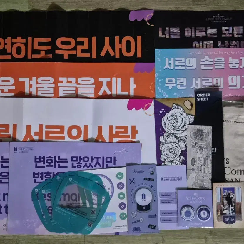 [BUNJANG] BTS Jungkook Photocard Slogan Goods / 방탄소년단 bts 정국 포카 슬로건 굿즈 양도