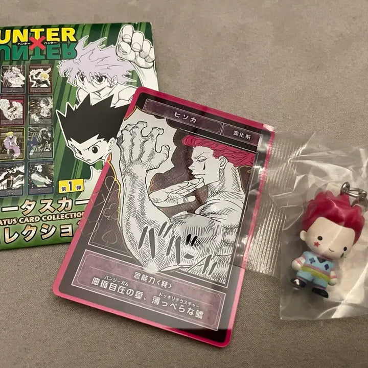 [BUNJANG] Hunter x Hunter Hisoka Status &amp; Merjirushi Set / 헌터헌터 히소카 스테이터스 메지루시 세트