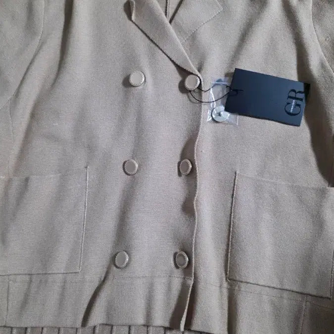 [BUNJANG] Georges Rech Pleated Long Dress Beige (New) / [ 조르쥬레쉬 ] 플리츠 롱 원피스 100(구88) 베이지색(새상품)