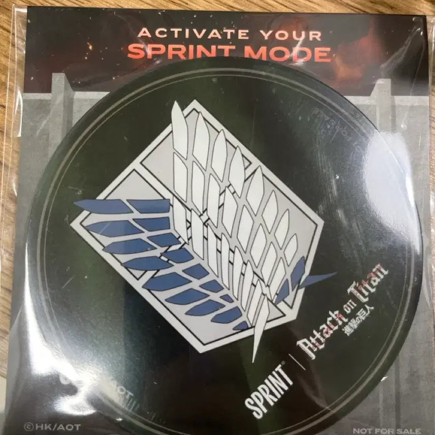 [BUNJANG] Attack on Titan x Sprinte Collaboration Sealed Cup Coaster / 미개봉 진격거 컵코스터(이번주까지팜)