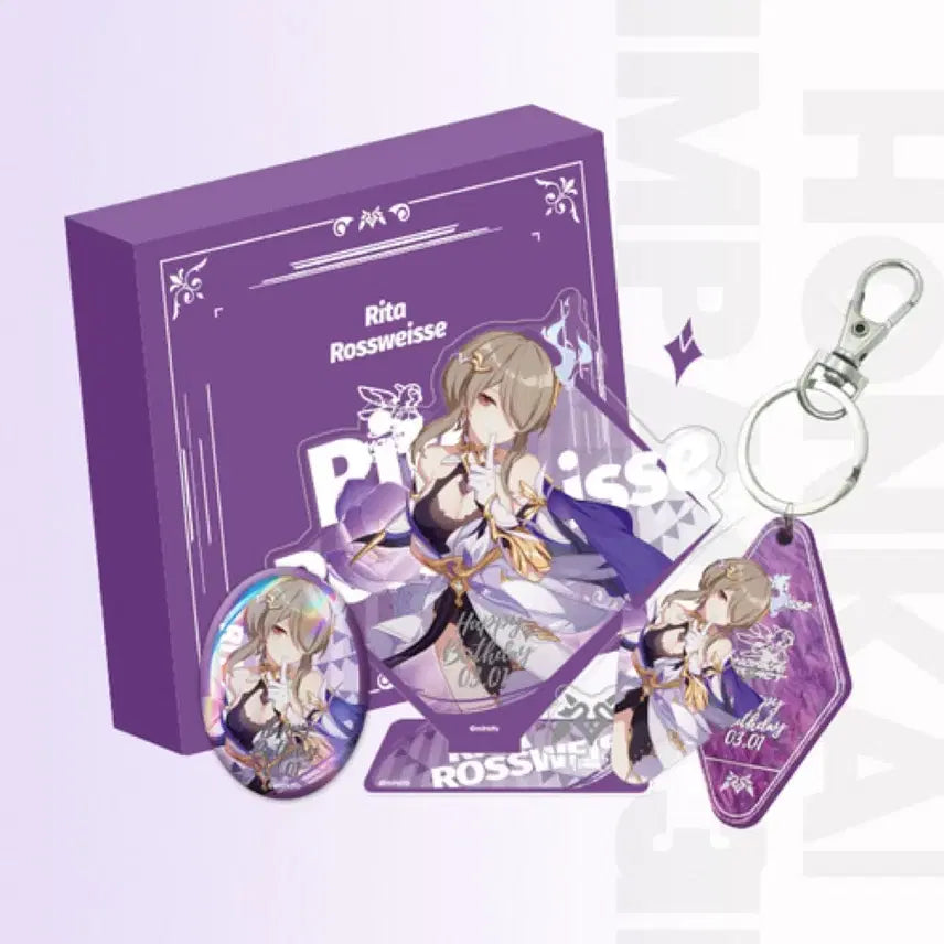 [BUNJANG] Honkai Impact 3rd Durandal &amp; Rita Birthday Goods Bundle Set / 붕괴3rd 듀란달 리타 생일 굿즈