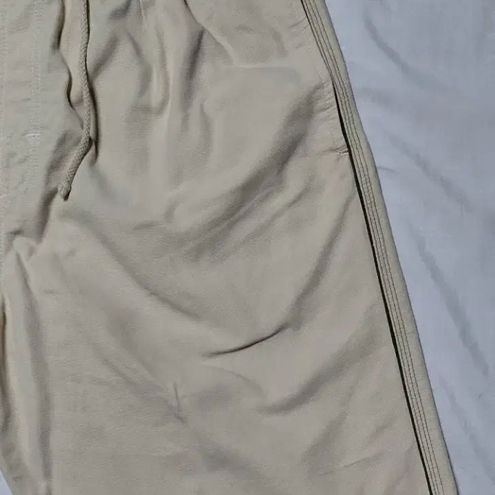 [BUNJANG] Ocean Pacific Vintage Side Line Cotton Easy Shorts Beige / [L] 오션퍼시픽(OP) 빈티지 사이드라인 코튼 이지 쇼츠 베이지