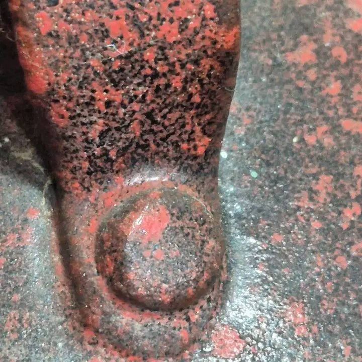 [BUNJANG] Antique Red Glazed Porcelain / 골동 사이호 단지 항아리 호