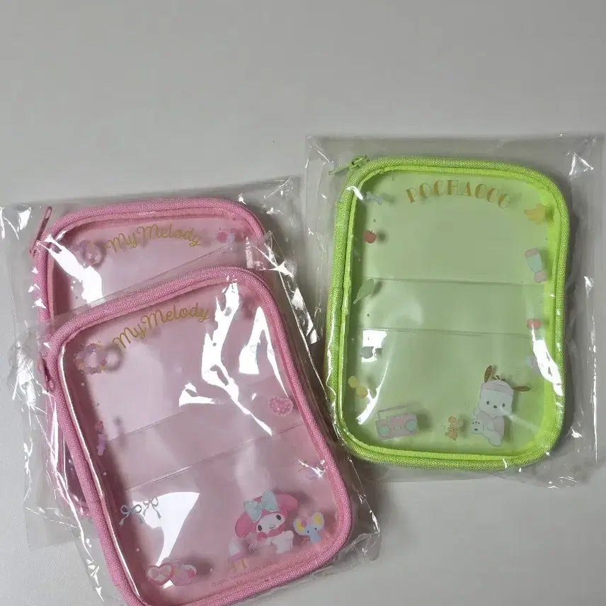 [BUNJANG] Sanrio My Melody &amp; Pochacco Mini Pouch Set / 산리오 마이멜로디/포차코 미니 파우치 3개 세트