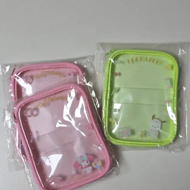 [BUNJANG] Sanrio My Melody &amp; Pochacco Mini Pouch Set / 산리오 마이멜로디/포차코 미니 파우치 3개 세트