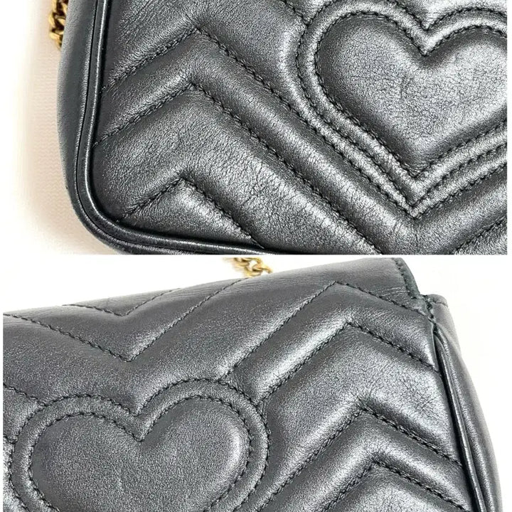 [BUNJANG] Gucci GG Marmont Matelasse Leather Super Mini Bag / [GG 마몽] 구찌 마틀라세 가죽 수퍼 미니 백 구찌 마몽 미니 체인백
