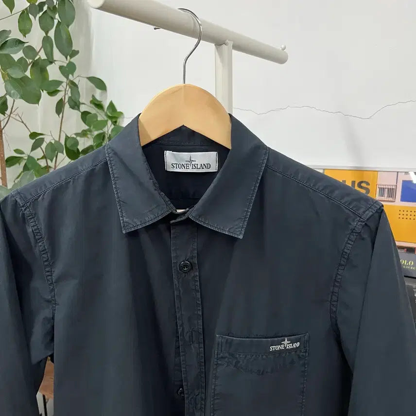 [BUNJANG] Stone Island Garment Dyed Shirt M / 스톤아일랜드 가먼트다잉 셔츠 M