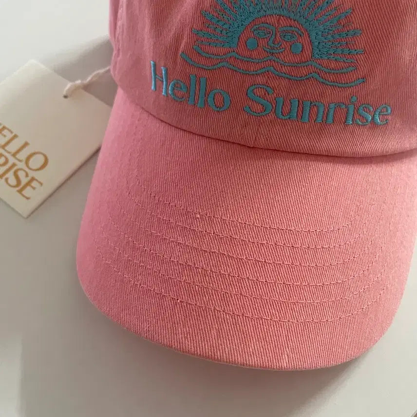 [SOLD OUT] HELLO SUNRISE 코랄 핑크 볼캡 헬로선라이즈