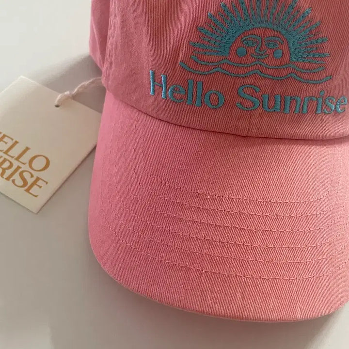 [SOLD OUT] HELLO SUNRISE 코랄 핑크 볼캡 헬로선라이즈