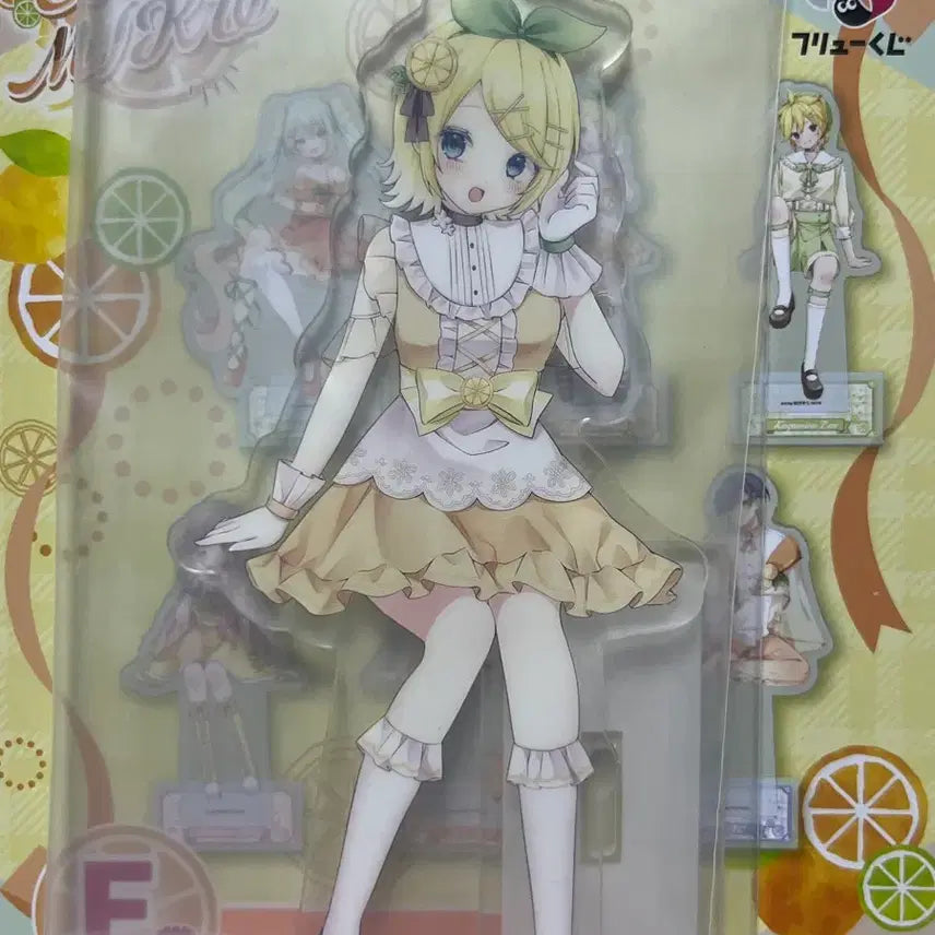 [BUNJANG] Furyu Citrus Hatsune Miku E Acrylic Stand Kagamine Rin / 후류 쿠지 시트러스 미쿠 E상 아크릴 스탠드 카가미네 린