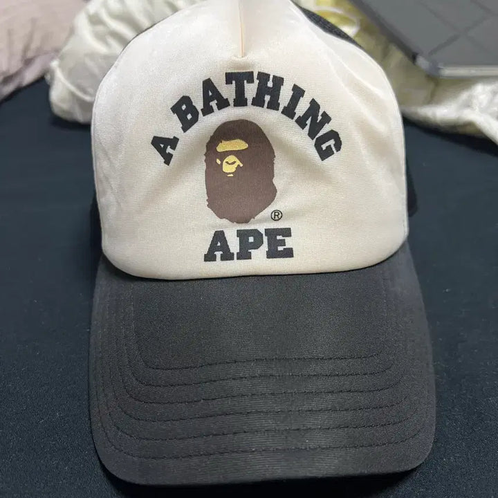 [BUNJANG] BAPE College Mesh Cap Black / BAPE 베이프 컬리지 메쉬캡 블랙