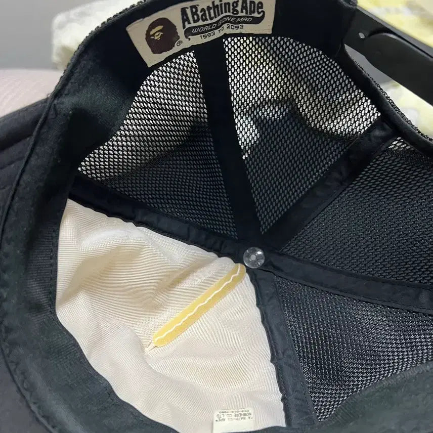 [BUNJANG] BAPE College Mesh Cap Black / BAPE 베이프 컬리지 메쉬캡 블랙