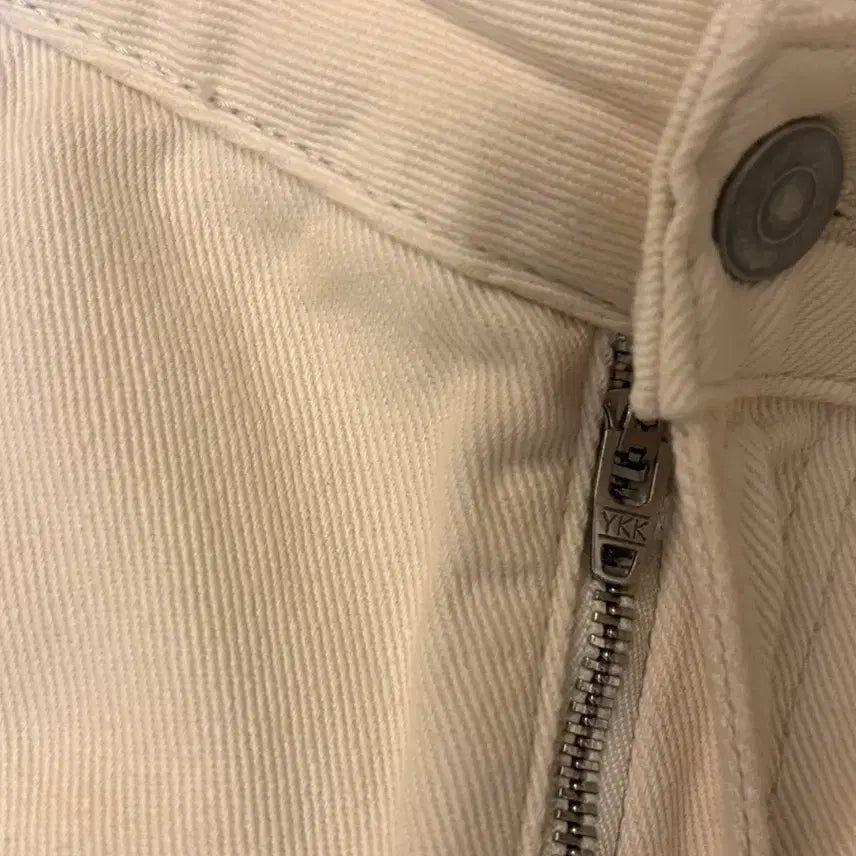 [BUNJANG] Musinsa Standard Wide Ecru Jeans / 무신사 스탠다드 와이드 에크루진