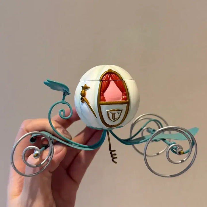 [BUNJANG] Disney Cinderella Pumpkin Carriage Ornament Storage Box / 디즈니 신데렐라 호박마차 데스크 장식품 보관함 오너먼트
