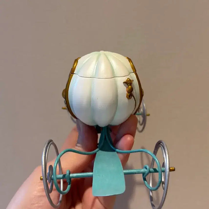 [BUNJANG] Disney Cinderella Pumpkin Carriage Ornament Storage Box / 디즈니 신데렐라 호박마차 데스크 장식품 보관함 오너먼트