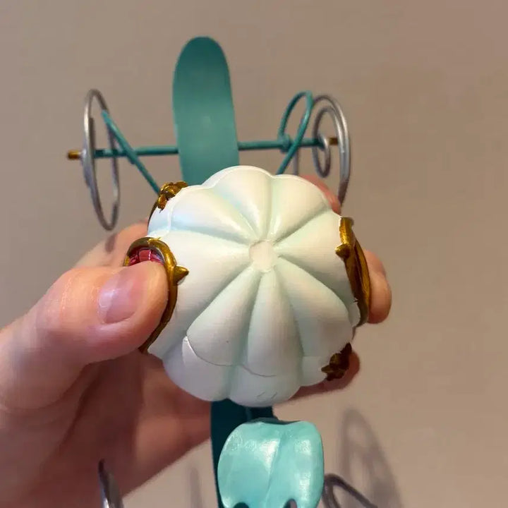 [BUNJANG] Disney Cinderella Pumpkin Carriage Ornament Storage Box / 디즈니 신데렐라 호박마차 데스크 장식품 보관함 오너먼트