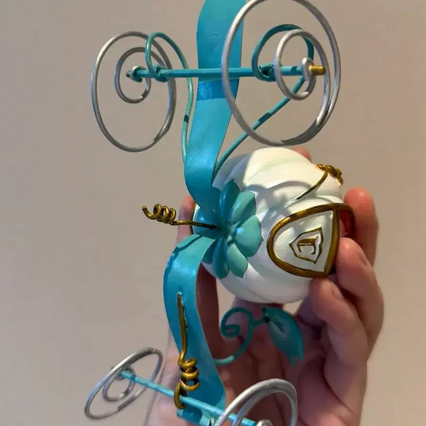 [BUNJANG] Disney Cinderella Pumpkin Carriage Ornament Storage Box / 디즈니 신데렐라 호박마차 데스크 장식품 보관함 오너먼트