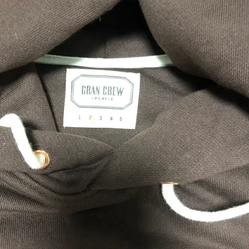 [BUNJANG] Grand Crew Brown Hoodie Size 2 / (새제품)그랑크루 브라운 후드 2(100-103)