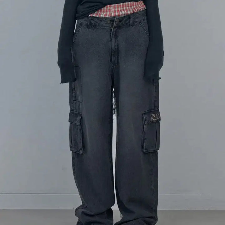 [BUNJANG] Sculptor Acid Cargo Jogger Pants - S / 스컬프터 Acid Cargo Jogger Pants - S