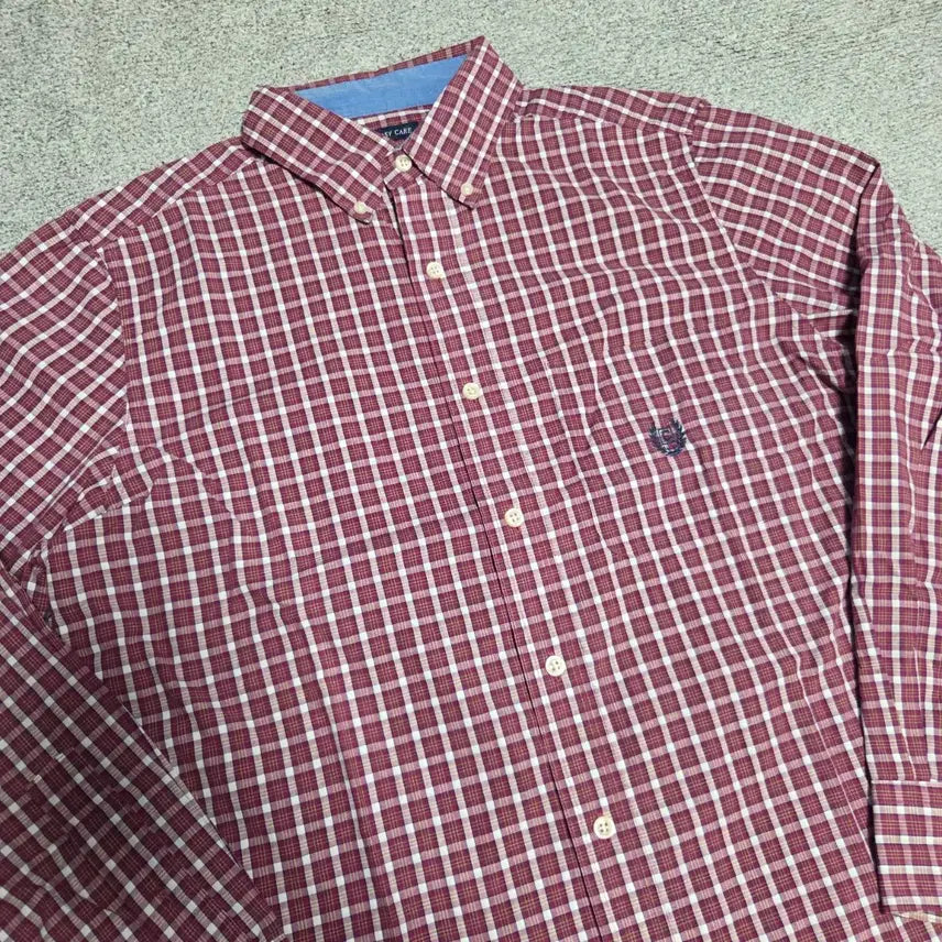 [BUNJANG] Polo Ralph Lauren Chaps Line Checkered Shirt (L) / Polo Chaps Line 체크 셔츠 L(100)