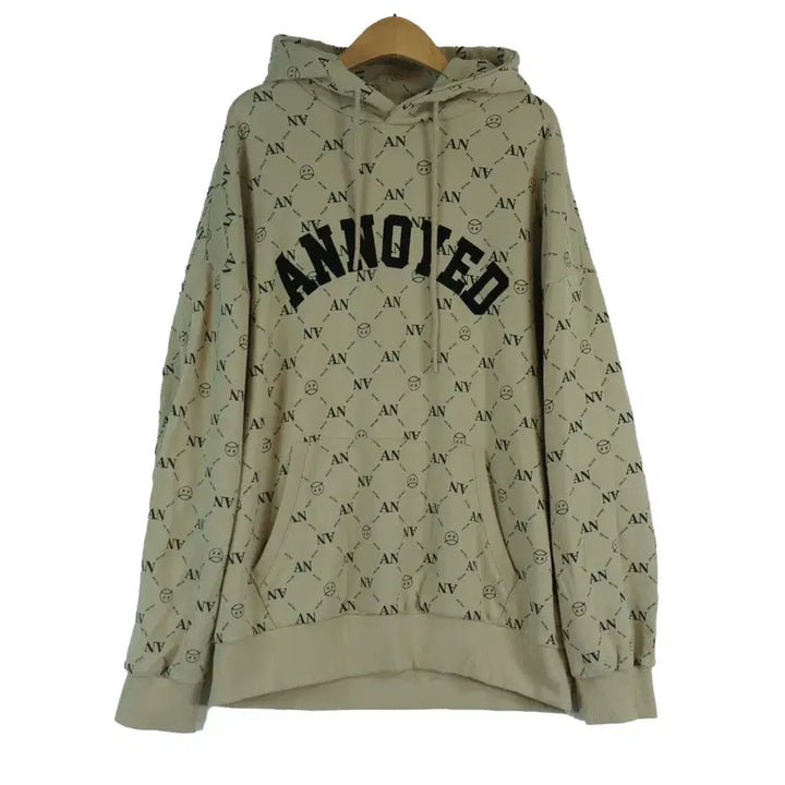 [BUNJANG] ANNOYED Lettering Hoodie 100 / ANNOYED 레터링 후디 100