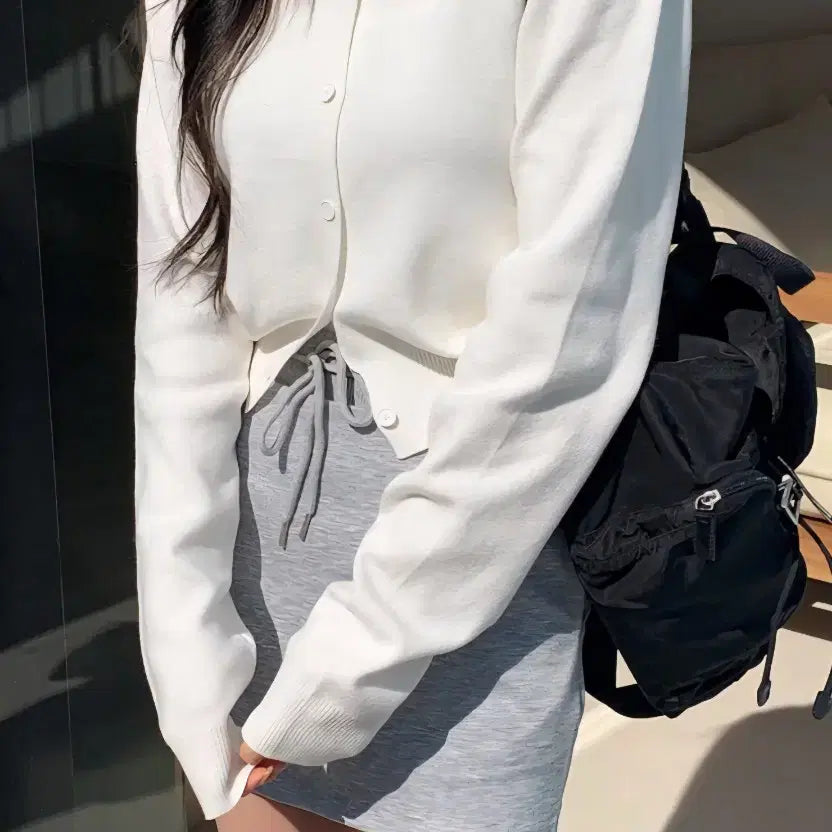 [SOLD OUT] 펜던트 아이보리 가디건