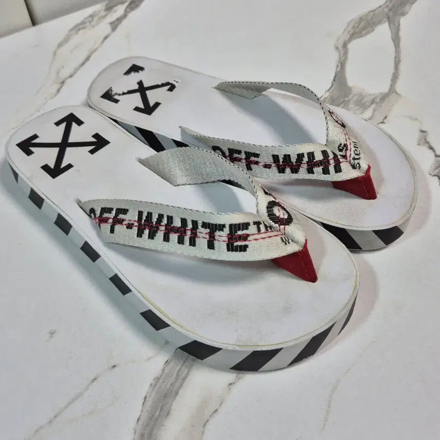 [BUNJANG] Off-White Flip Flop Sandals (Size 38) / (정품) 오프화이트 플립플랍 쪼리 슬리퍼 38