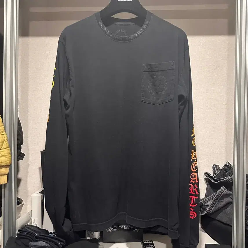 [BUNJANG] Chrome Hearts Horseshoe Lettering Long Sleeve L / 크롬하츠 홀스슈 레터링 롱 슬리브 L