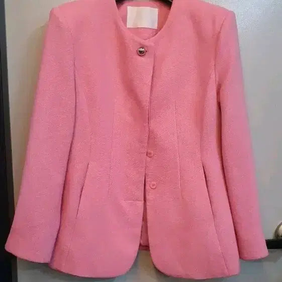 [BUNJANG] ZULOG Pink Jacket (M Size) / 줄로그 핑크자켓 M사이즈상태깨끗좋아요 봄가을입기좋아요화사하니이뻐요