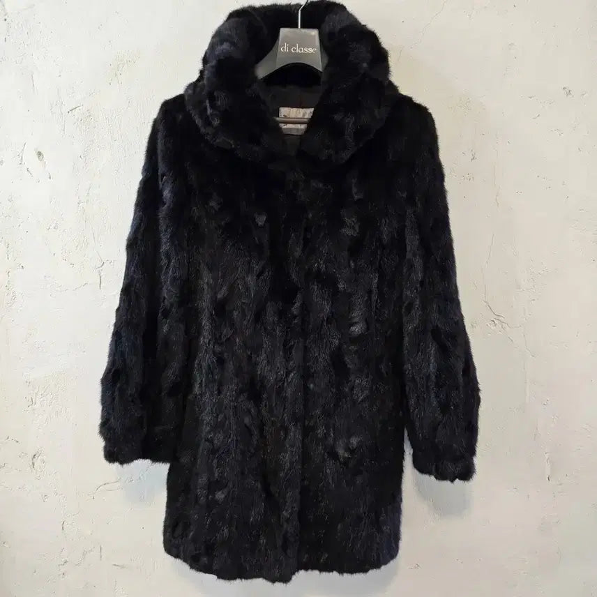 [BUNJANG] LEE YOUNG A COLLECTION Black Mink Coat / LEE YOUNG A COLLECTION 블랙 밍크 코트 77
