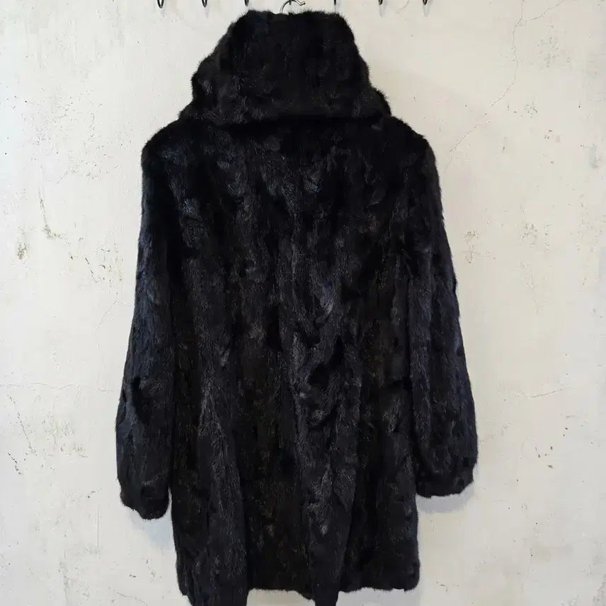 [BUNJANG] LEE YOUNG A COLLECTION Black Mink Coat / LEE YOUNG A COLLECTION 블랙 밍크 코트 77